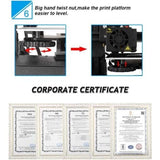 Official Creality Ender 3 Pro 3D Printer with Removable Build Surface Plate and Branded Power Supply, FDM 3D Printers for DIY Home and School Printing Size 8.66x8.66x9.84 inch