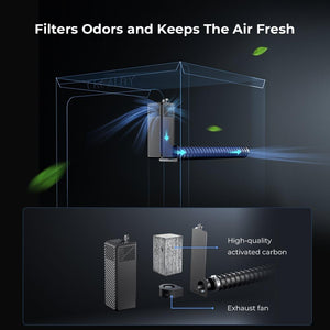 Official Resin 3D Printer Enclosure, Filter Odor,Noise Reduction And Dustproof 3D PrinterTent, 3D Printer Cover Room Storage 450x420x720mm For Halot-Mage,Halot-One/Pro,LD-006 3D Printer