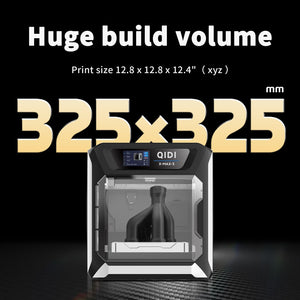 QIDI MAX3 3D Printer, High-Speed Large Size 3D Printers, 600mm/s Fast Print, Fully Auto Leveling, 65 Chamber Heat, All-Around & High Precision Industrial Grade, Large Printing Size 12.812.812.4"