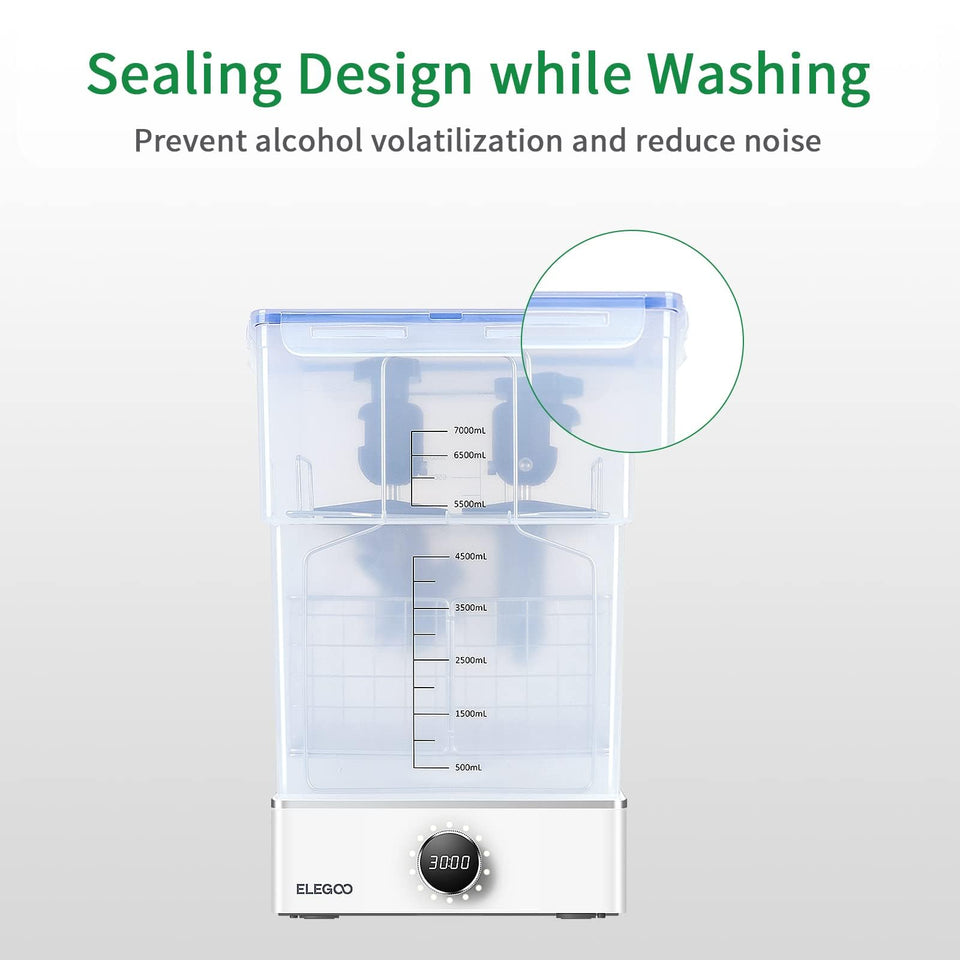 Mercury X Bundle Wash And Cure Station Set, Newly Design Separate Washing Machine And UV Resin Curing Machine For LCD/DLP/SLA Saturn Mars Photon S Photon Mono 3D Printed Models