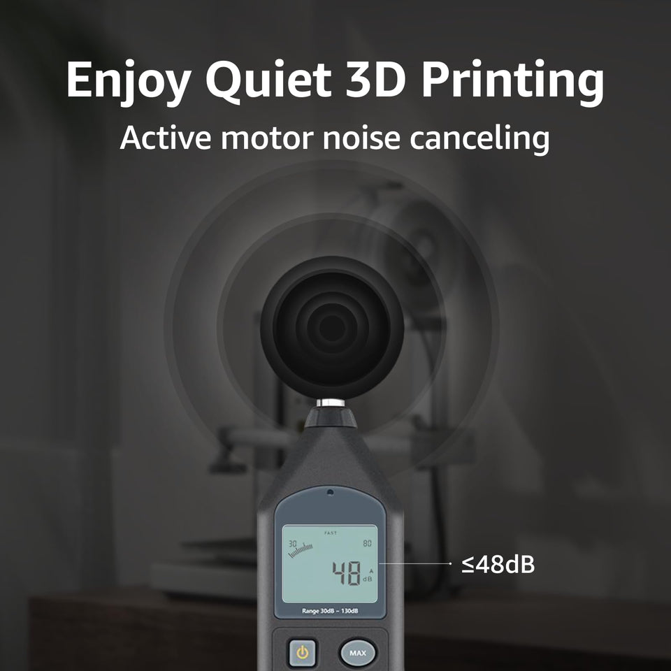 Bambu Lab A1 Mini 3D Printer, Support Multi-Color 3D Printing, Set Up In 20 Mins, High Speed & Precision, Full-Auto Calibration & Active Flow Rate Compensation, 48 dB Quiet FDM 3D Printers