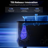 Mars 5 Ultra 9K MSLA Resin 3D Printer, Smart Mechanical Sensor, Fast Printing Up To 150mm/h, AI Camera, WiFi Cluster Printing, Automatic Leveling, Large Printing Size 6.04 3.06 6.49 Inch