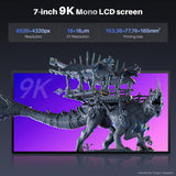 Mars 5 Ultra 9K MSLA Resin 3D Printer, Smart Mechanical Sensor, Fast Printing Up To 150mm/h, AI Camera, WiFi Cluster Printing, Automatic Leveling, Large Printing Size 6.04 3.06 6.49 Inch