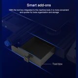 CREALITY Ender-3 V2 Craborundom Glass Platform Ultra-silent DIY 3D Printer, Print Size : 22 x 22 x 25cm, AU Plug