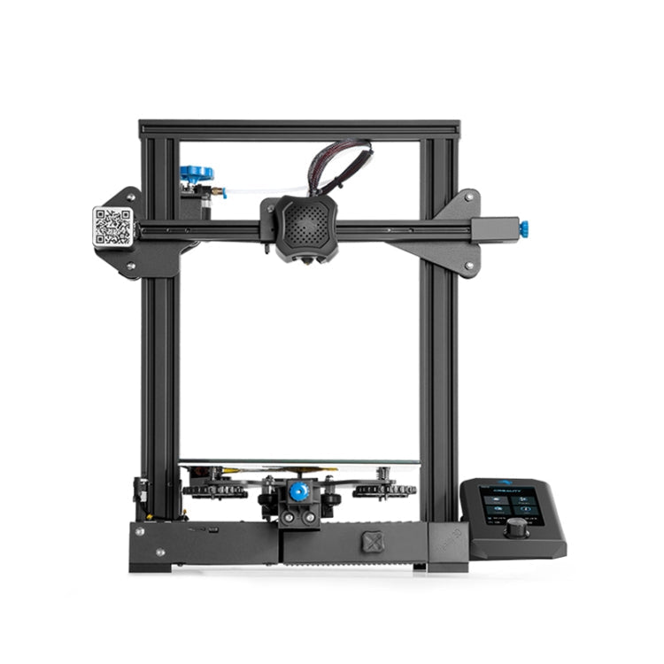 CREALITY Ender-3 V2 Craborundom Glass Platform Ultra-silent DIY 3D Printer, Print Size : 22 x 22 x 25cm, AU Plug