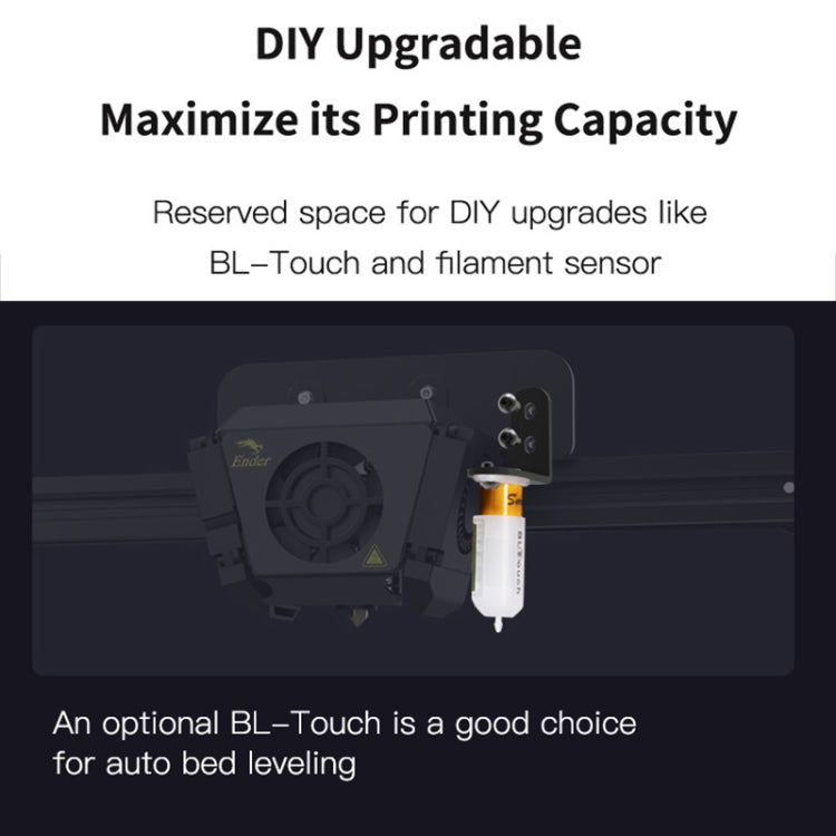 CREALITY Ender-3 Max Smart Sensor Dual Cooling Fans DIY 3D Printer, Print Size : 30 x 30 x 34cm, UK Plug