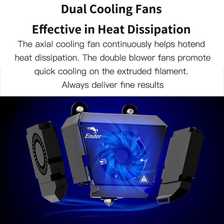 CREALITY Ender-3 Max Smart Sensor Dual Cooling Fans DIY 3D Printer, Print Size : 30 x 30 x 34cm, UK Plug